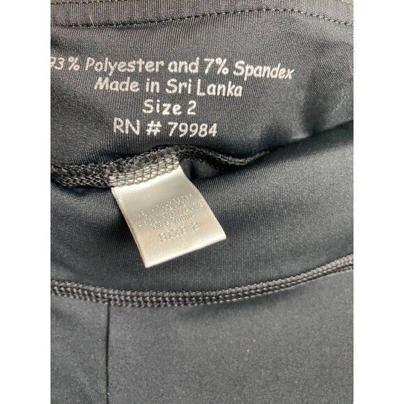 Chico's Zenergy Womens Pants size Large Black Athleisure Stretch Neutral Classic - Picture 7 of 12